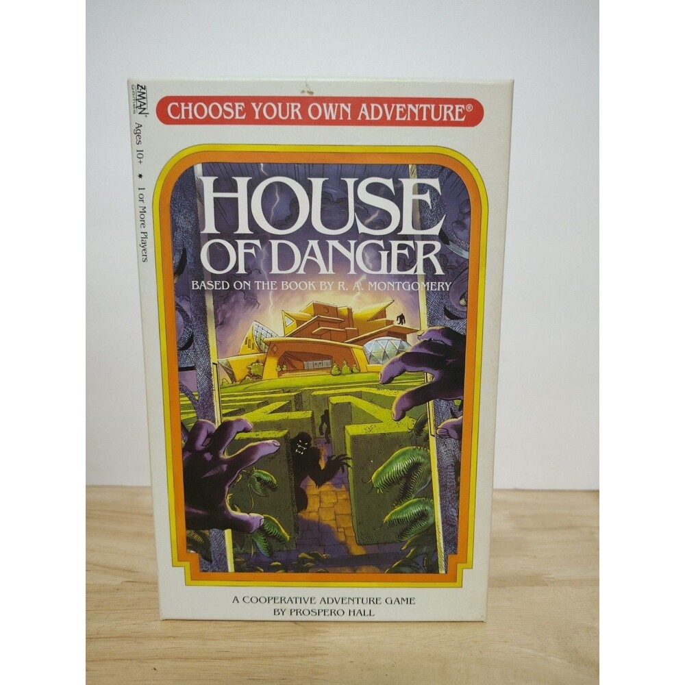House of Danger: Choose Your Own Adventure Book Strategy Game Z-Man Games